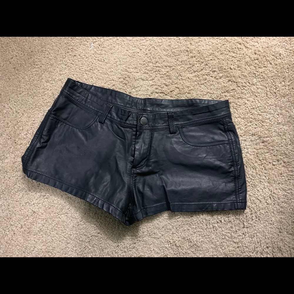 Leather Shorts